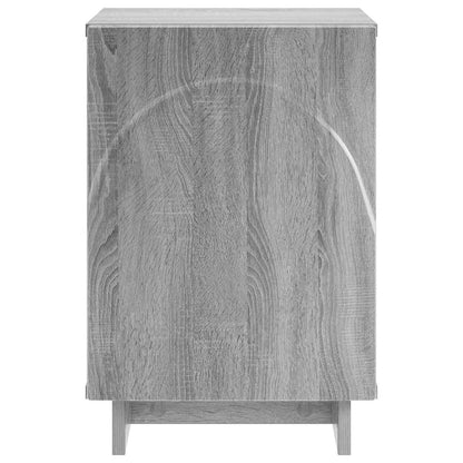 vidaXL Bedside Cabinet 2 pcs Grey Sonoma 33.5 x 34.5 x 50 cm