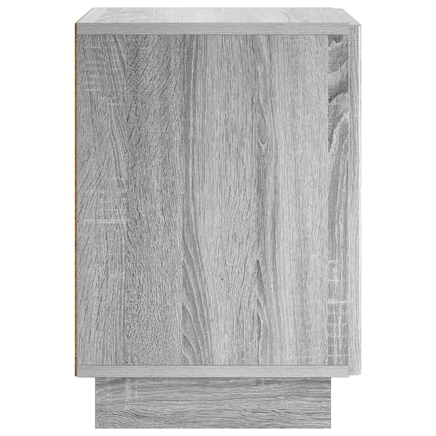 vidaXL Bedside Cabinet 2 pcs Grey Sonoma 33.5 x 34.5 x 50 cm