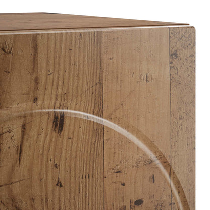 vidaXL Bedside Cabinet 2 pcs Old Wood 33.5 x 34.5 x 50 cm