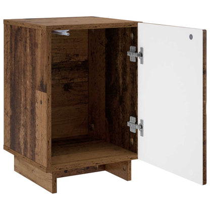 vidaXL Bedside Cabinet 2 pcs Old Wood 33.5 x 34.5 x 50 cm