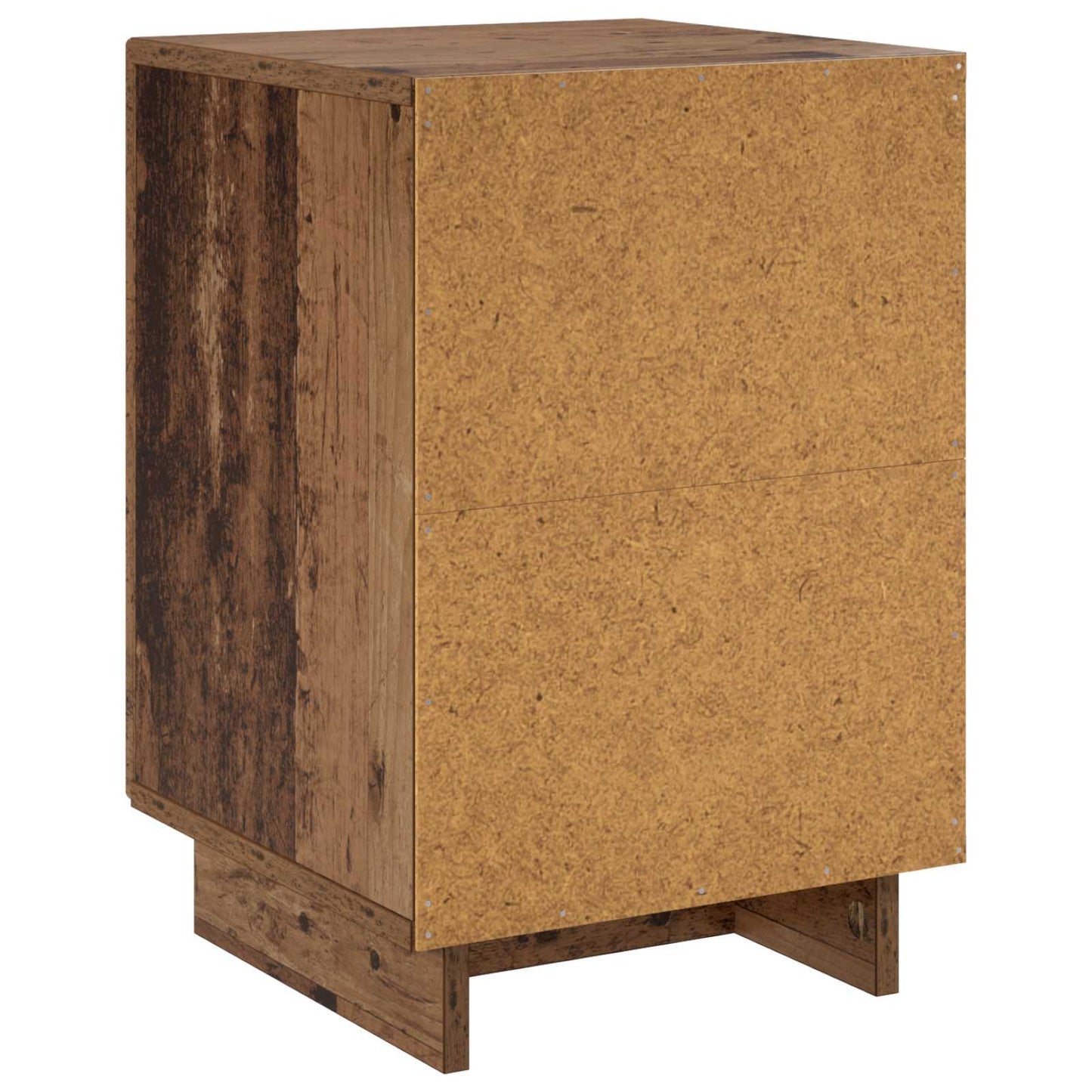 vidaXL Bedside Cabinet 2 pcs Old Wood 33.5 x 34.5 x 50 cm