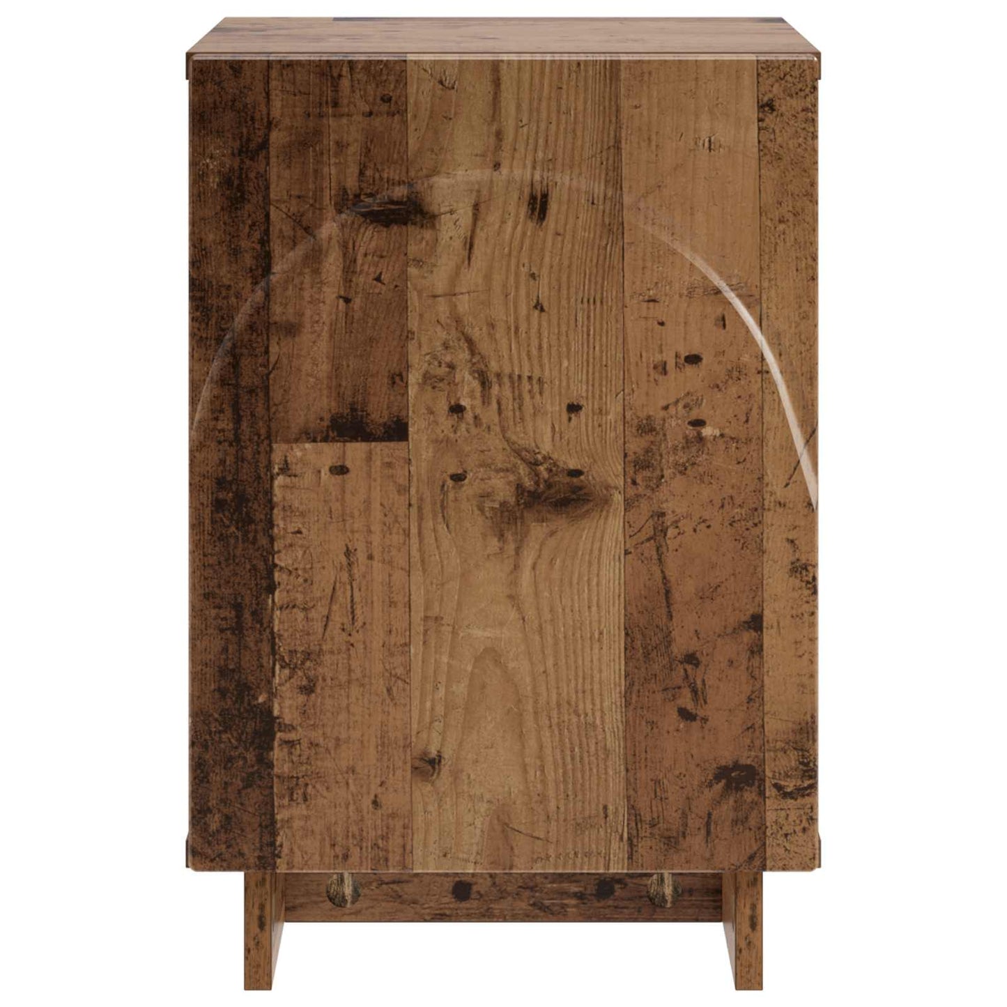 vidaXL Bedside Cabinet 2 pcs Old Wood 33.5 x 34.5 x 50 cm