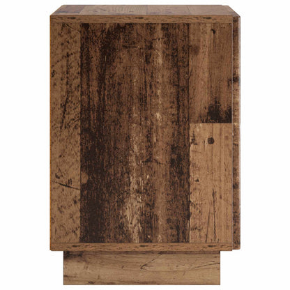 vidaXL Bedside Cabinet 2 pcs Old Wood 33.5 x 34.5 x 50 cm