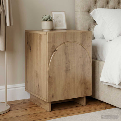 vidaXL Bedside Cabinet Artisan Oak 33.5 x 34.5 x 50 cm Engineered Wood