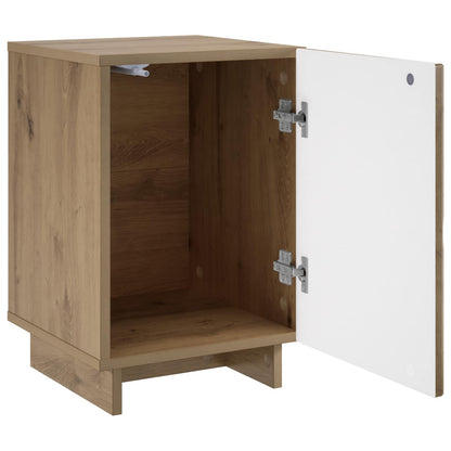 vidaXL Bedside Cabinet 2 pcs Artisan Oak 33.5 x 34.5 x 50 cm