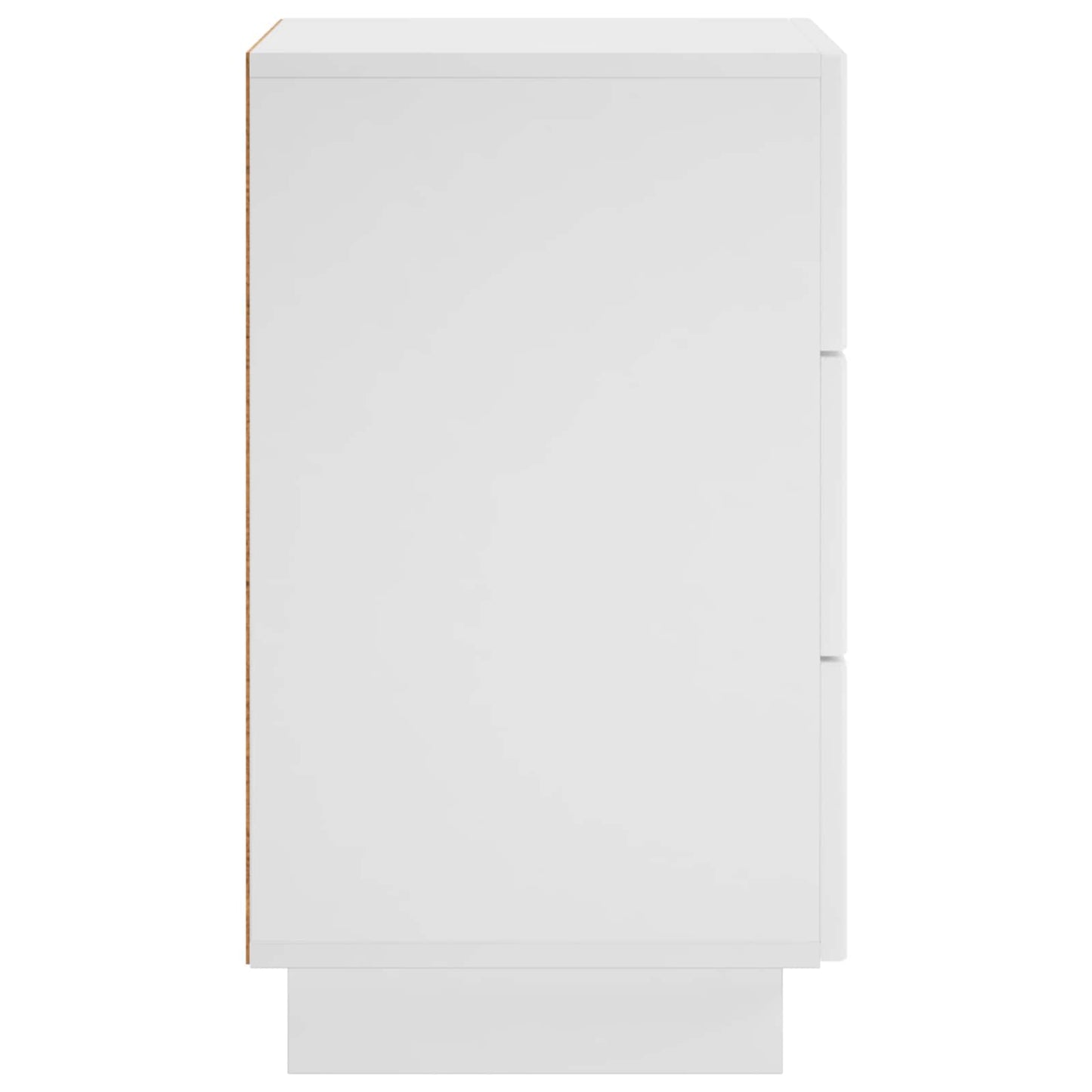 vidaXL Bedside Cabinet 2 pcs White 33.5 x 34.5 x 60 cm Engineered Wood