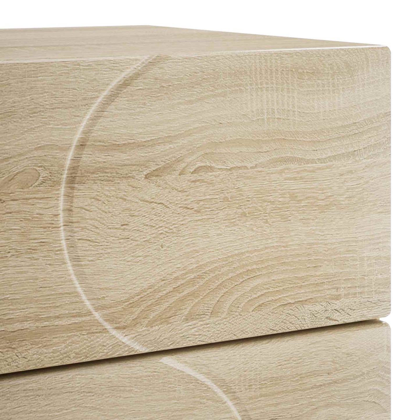 vidaXL Bedside Cabinet 2 pcs Sonoma Oak 33.5 x 34.5 x 60 cm
