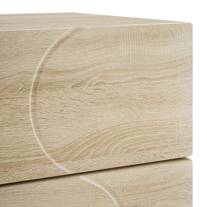 vidaXL Bedside Cabinet 2 pcs Sonoma Oak 33.5 x 34.5 x 60 cm