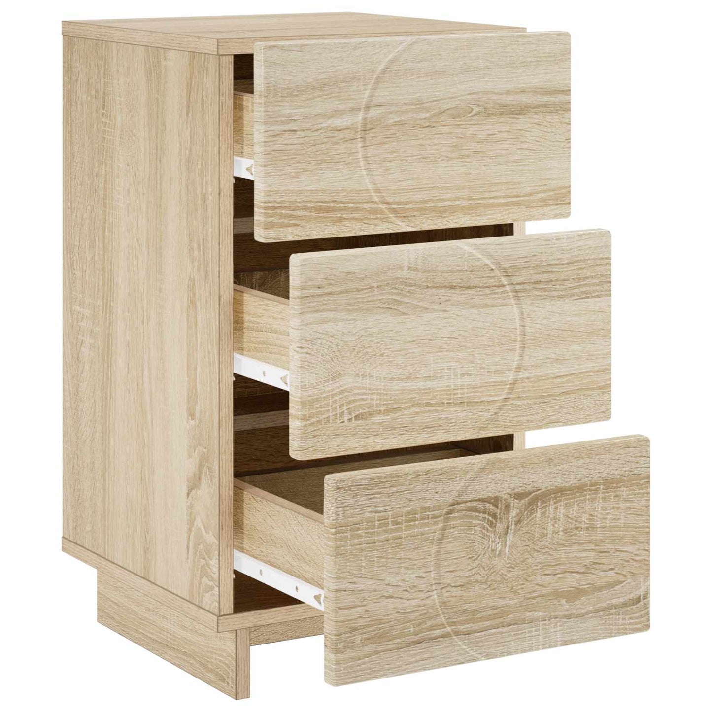 vidaXL Bedside Cabinet 2 pcs Sonoma Oak 33.5 x 34.5 x 60 cm