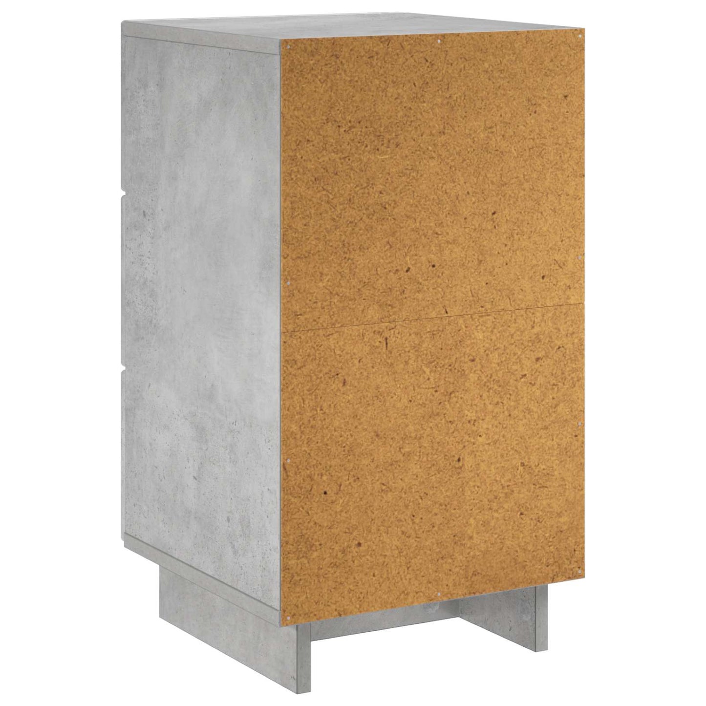 vidaXL Bedside Cabinet Concrete Grey 33.5 x 34.5 x 60 cm