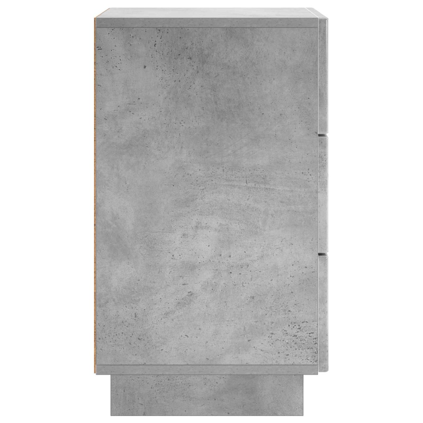 vidaXL Bedside Cabinet Concrete Grey 33.5 x 34.5 x 60 cm