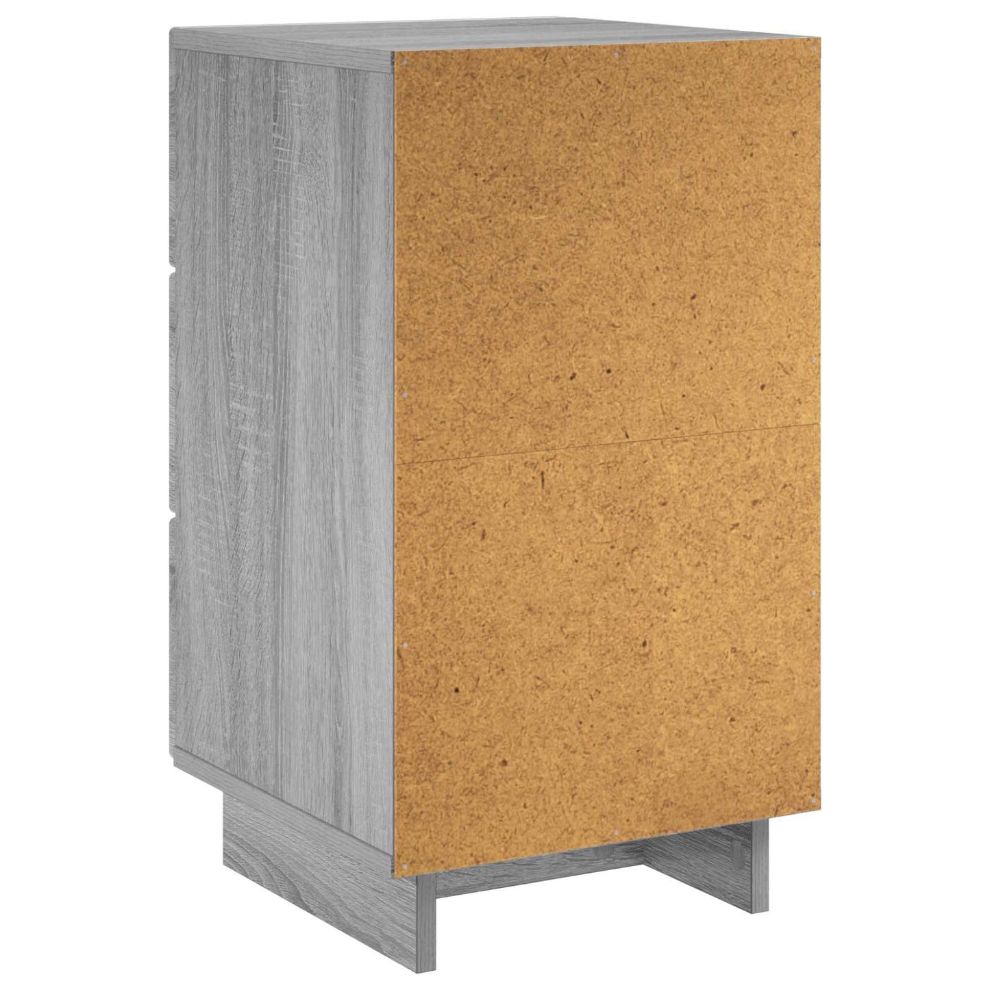 vidaXL Bedside Cabinet 2 pcs Grey Sonoma 33.5 x 34.5 x 60 cm