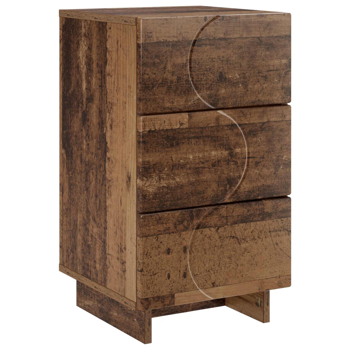 vidaXL Bedside Cabinet Old Wood 33.5 x 34.5 x 60 cm Engineered Wood