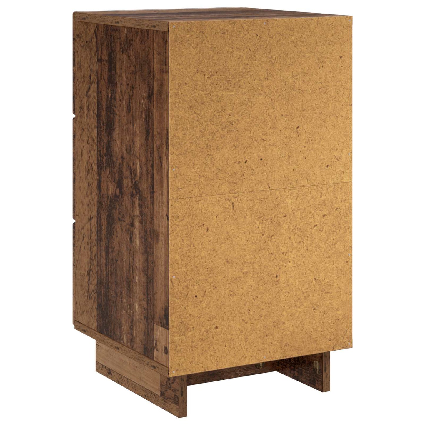 vidaXL Bedside Cabinet 2 pcs Old Wood 33.5 x 34.5 x 60 cm