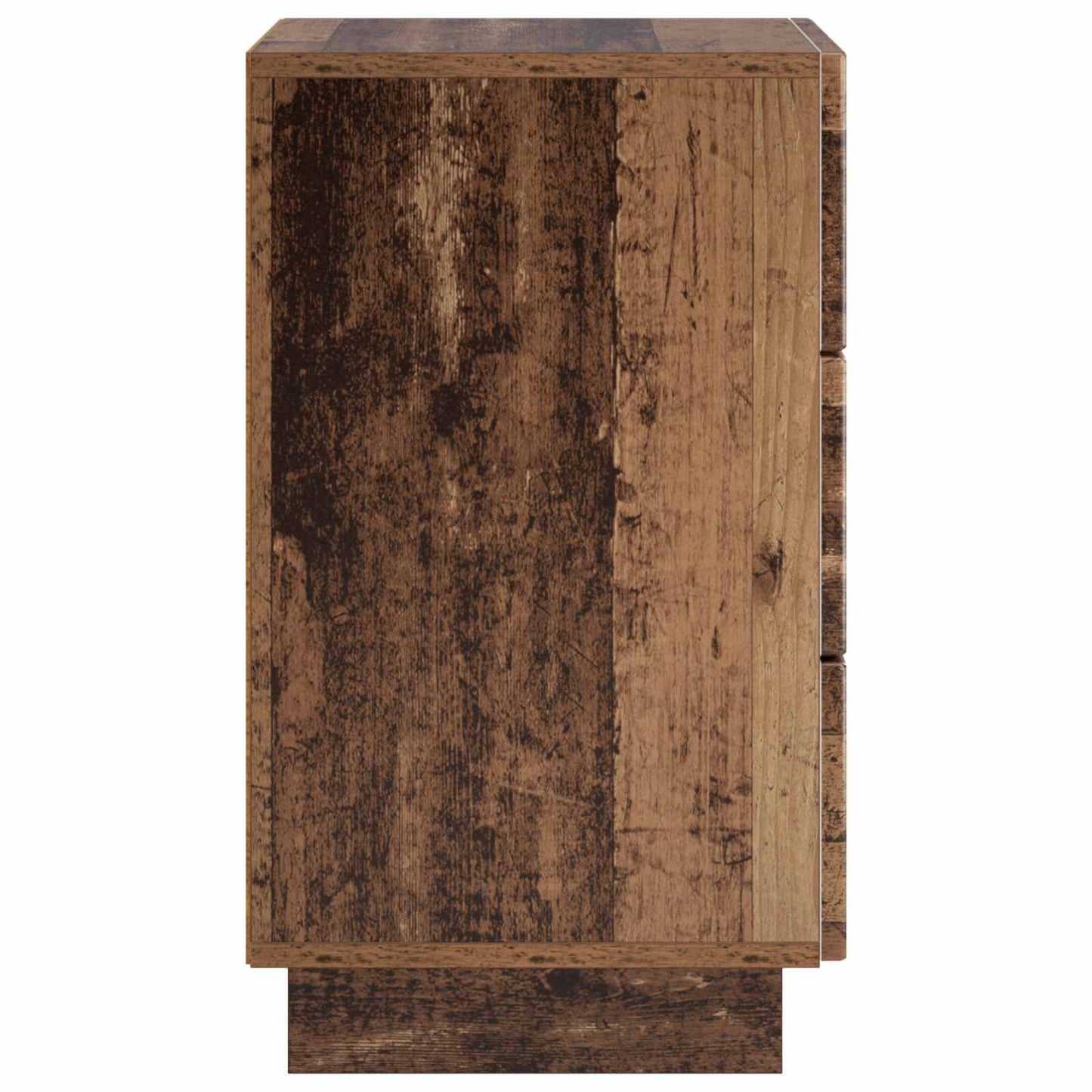 vidaXL Bedside Cabinet 2 pcs Old Wood 33.5 x 34.5 x 60 cm