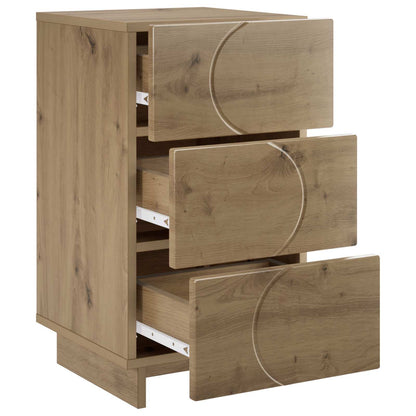 vidaXL Bedside Cabinet 2 pcs Artisan Oak 33.5 x 34.5 x 60 cm