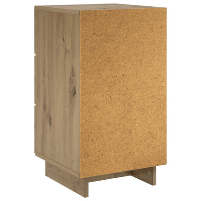 vidaXL Bedside Cabinet 2 pcs Artisan Oak 33.5 x 34.5 x 60 cm