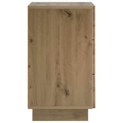 vidaXL Bedside Cabinet 2 pcs Artisan Oak 33.5 x 34.5 x 60 cm