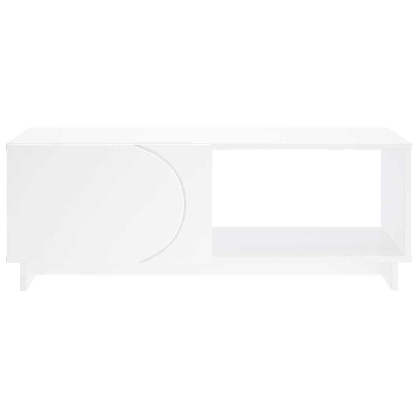 vidaXL Coffee Table White 95 x 50.5 x 35 cm Engineered Wood