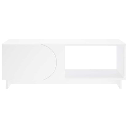 vidaXL Coffee Table White 95 x 50.5 x 35 cm Engineered Wood