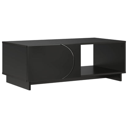 vidaXL Coffee Table Black 95 x 50.5 x 35 cm Engineered Wood