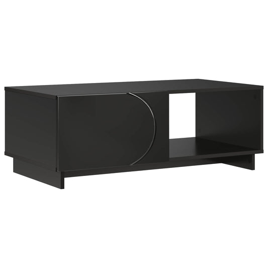 vidaXL Coffee Table Black 95 x 50.5 x 35 cm Engineered Wood