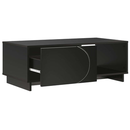 vidaXL Coffee Table Black 95 x 50.5 x 35 cm Engineered Wood