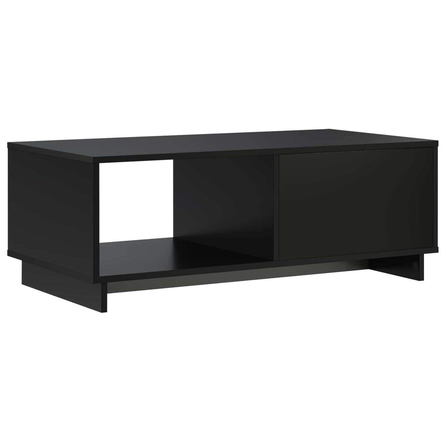 vidaXL Coffee Table Black 95 x 50.5 x 35 cm Engineered Wood