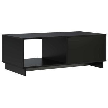 vidaXL Coffee Table Black 95 x 50.5 x 35 cm Engineered Wood