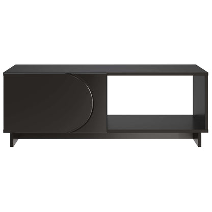 vidaXL Coffee Table Black 95 x 50.5 x 35 cm Engineered Wood