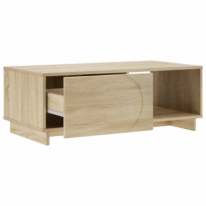 vidaXL Coffee Table Sonoma Oak 95 x 50.5 x 35 cm Engineered Wood