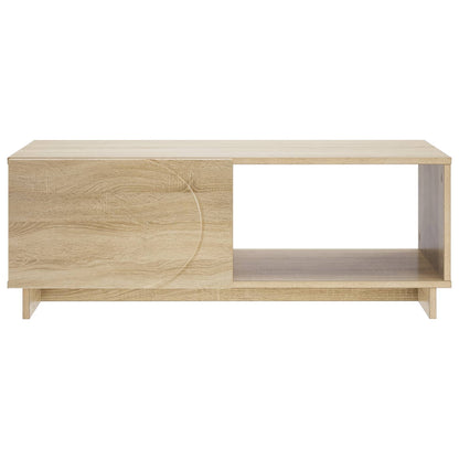 vidaXL Coffee Table Sonoma Oak 95 x 50.5 x 35 cm Engineered Wood