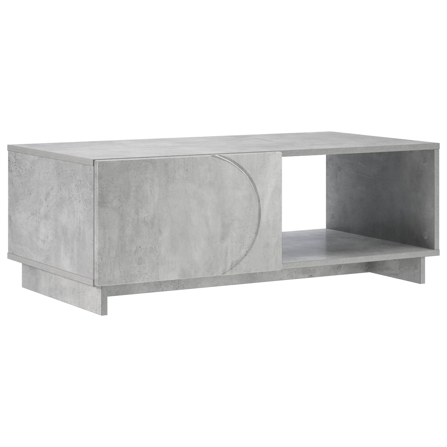 vidaXL Coffee Table Concrete Grey 95 x 50.5 x 35 cm Engineered Wood