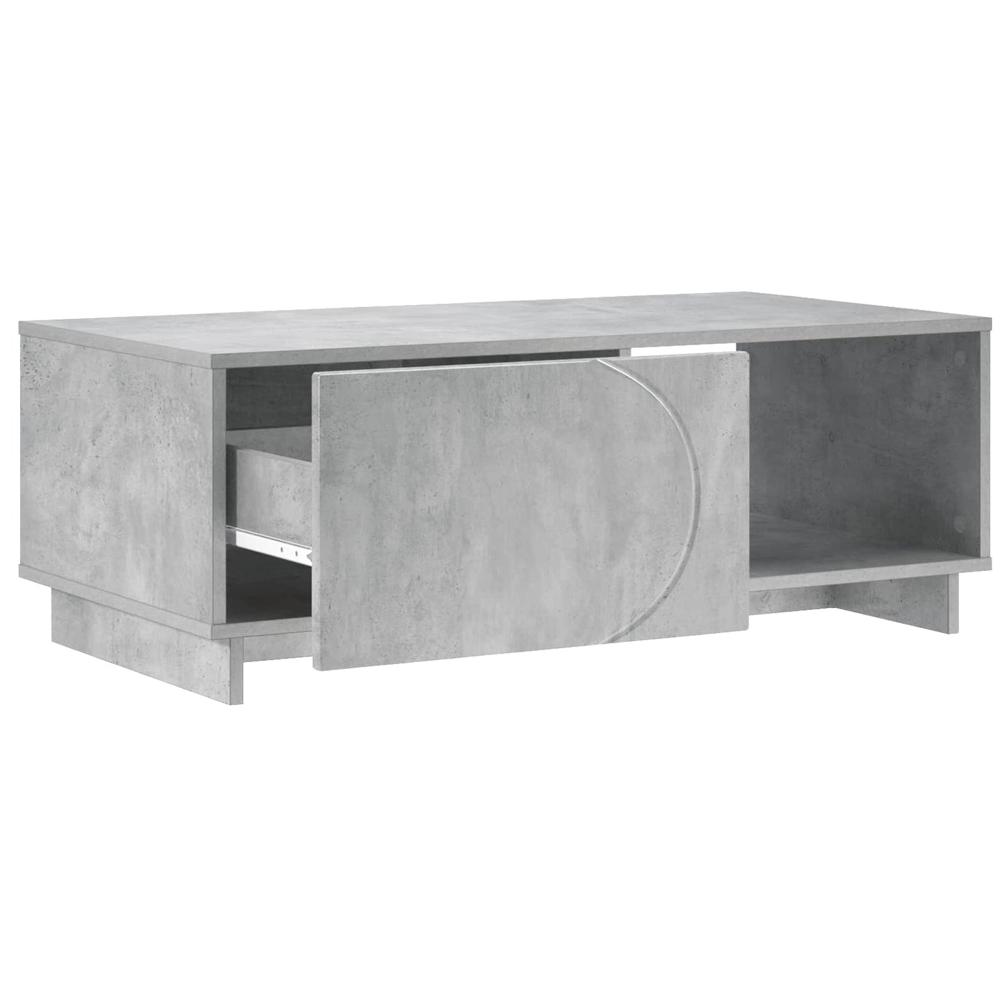 vidaXL Coffee Table Concrete Grey 95 x 50.5 x 35 cm Engineered Wood