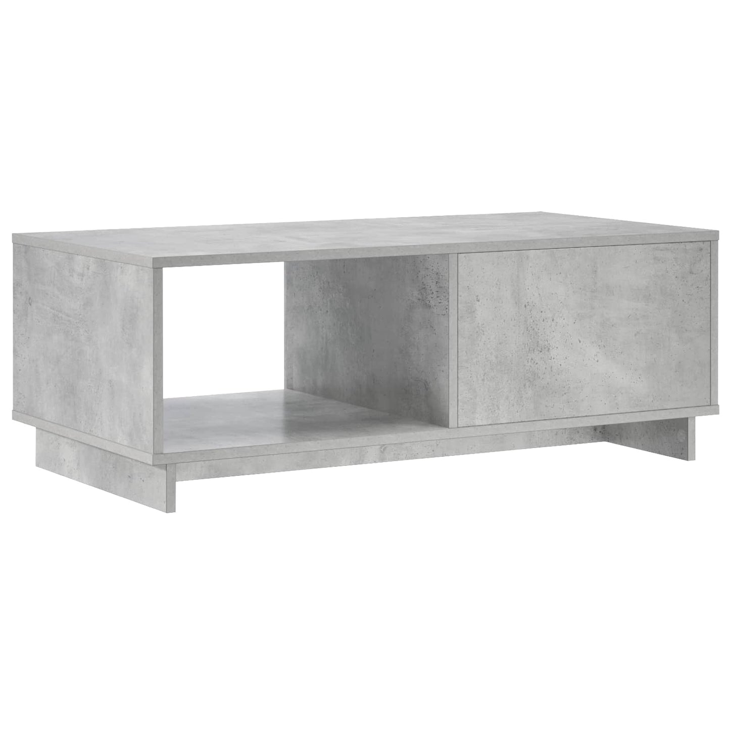 vidaXL Coffee Table Concrete Grey 95 x 50.5 x 35 cm Engineered Wood