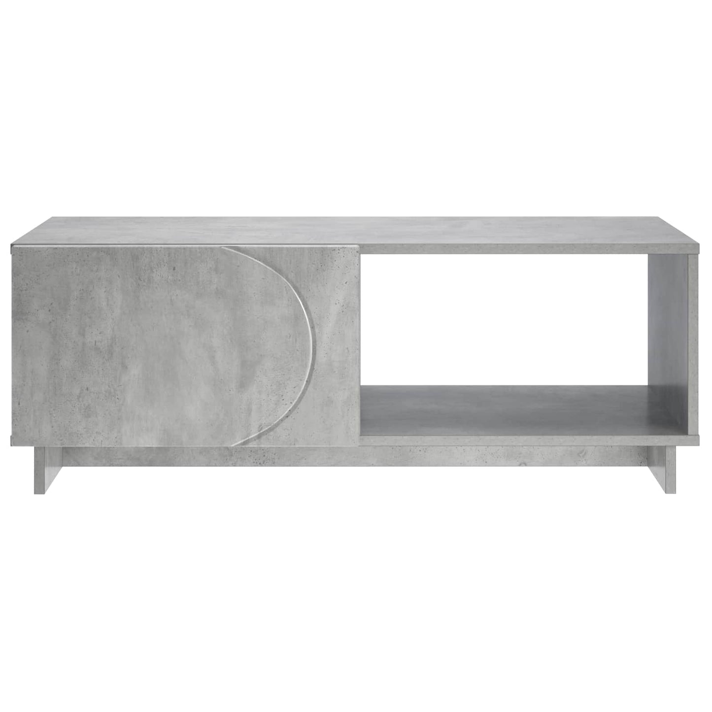 vidaXL Coffee Table Concrete Grey 95 x 50.5 x 35 cm Engineered Wood