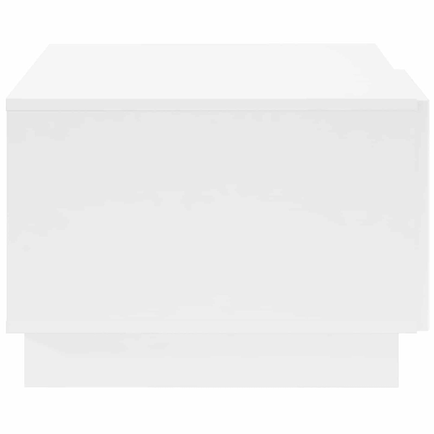vidaXL Coffee Table High Gloss White 95 x 50.5 x 35 cm Engineered Wood