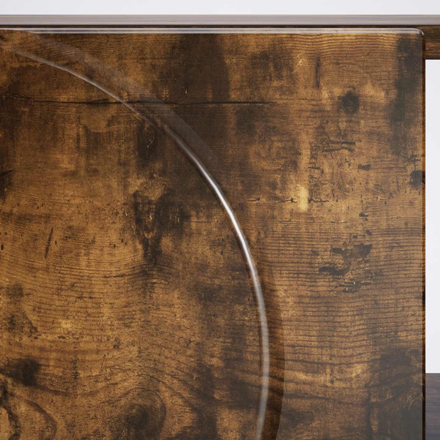 vidaXL Coffee Table Smoked Oak 95 x 50.5 x 35 cm Engineered Wood