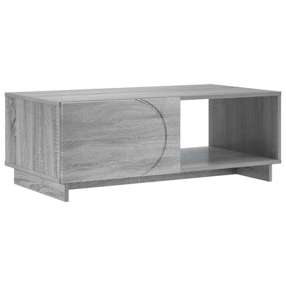 vidaXL Coffee Table Grey Sonoma 95 x 50.5 x 35 cm Engineered Wood