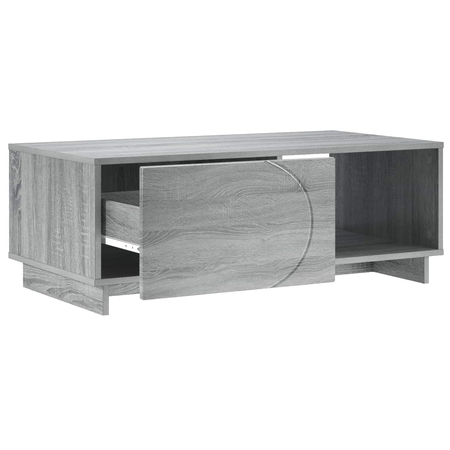 vidaXL Coffee Table Grey Sonoma 95 x 50.5 x 35 cm Engineered Wood
