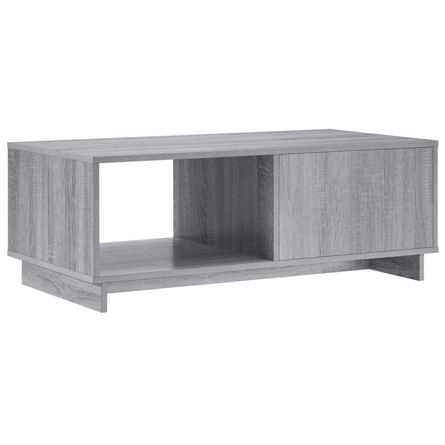 vidaXL Coffee Table Grey Sonoma 95 x 50.5 x 35 cm Engineered Wood