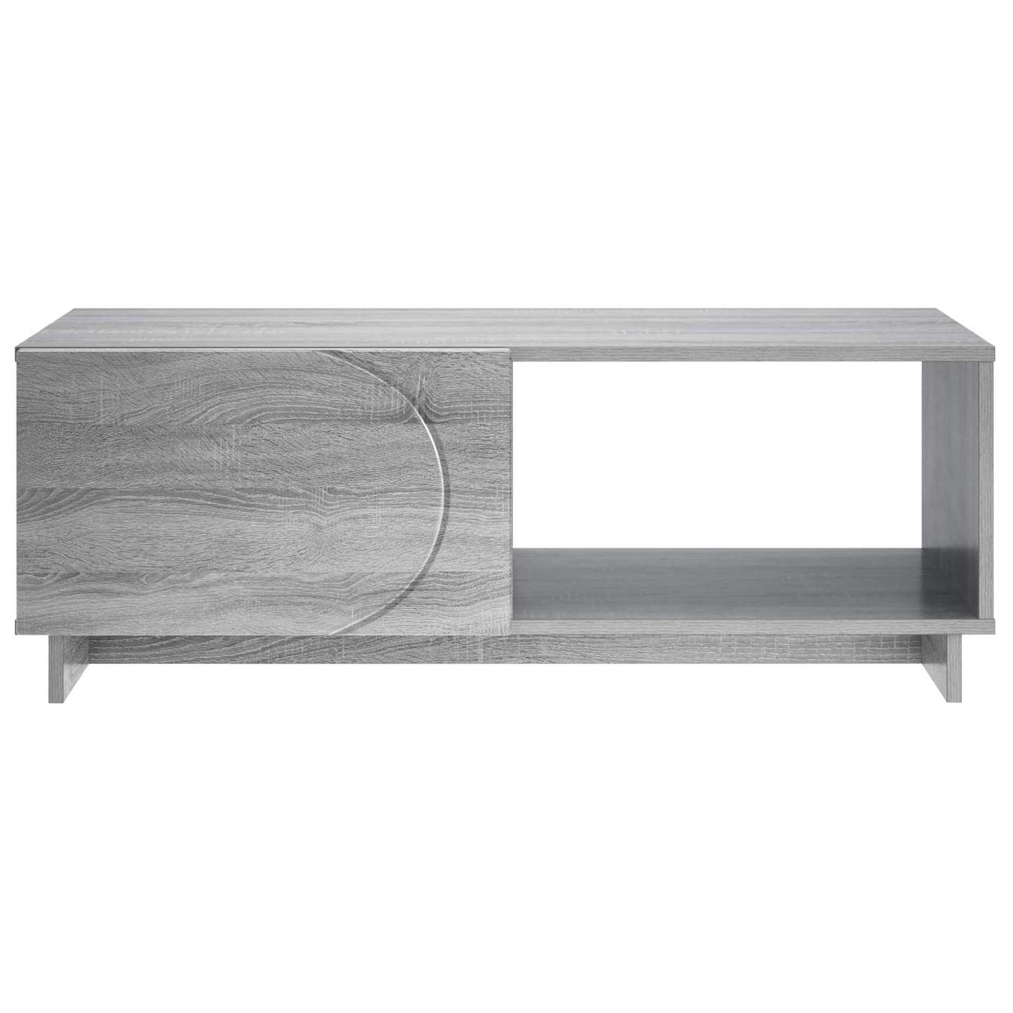 vidaXL Coffee Table Grey Sonoma 95 x 50.5 x 35 cm Engineered Wood