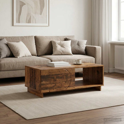 vidaXL Coffee Table Old Wood 95 x 50.5 x 35 cm Engineered Wood