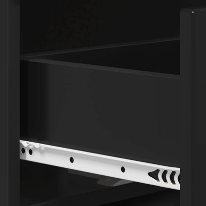vidaXL Coffee Table Black 102 x 50.5 x 35 cm Engineered Wood