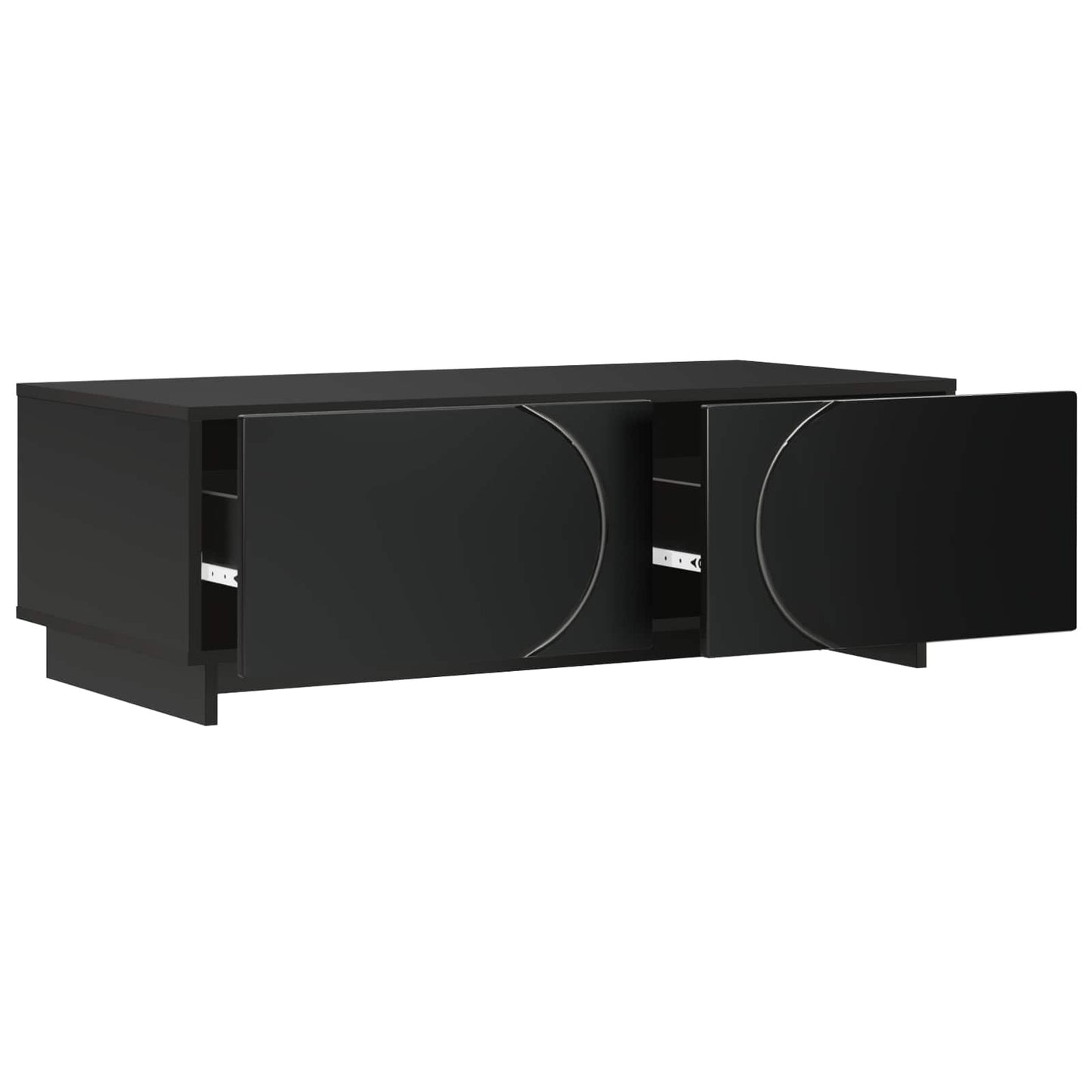 vidaXL Coffee Table Black 102 x 50.5 x 35 cm Engineered Wood