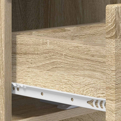 vidaXL Coffee Table Sonoma Oak 102 x 50.5 x 35 cm Engineered Wood