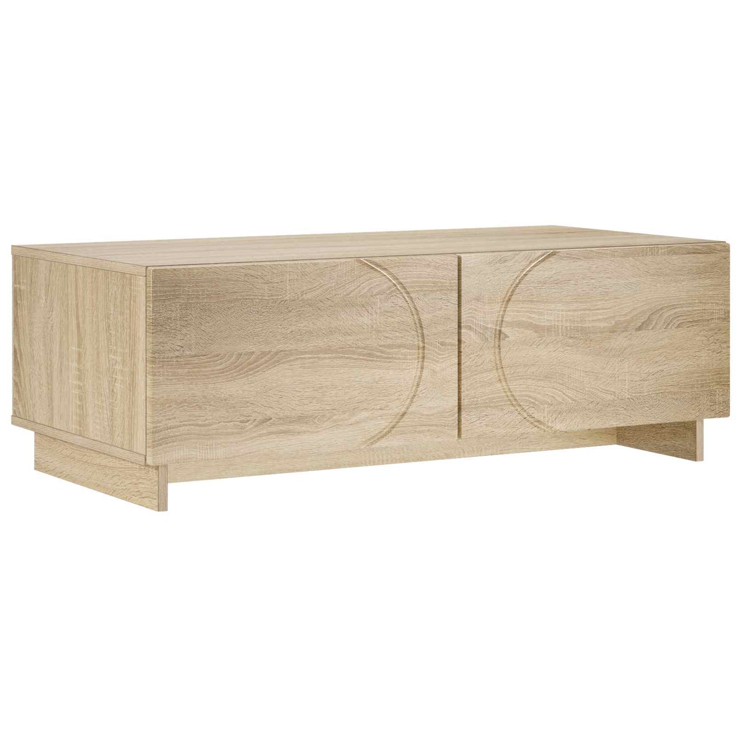 vidaXL Coffee Table Sonoma Oak 102 x 50.5 x 35 cm Engineered Wood