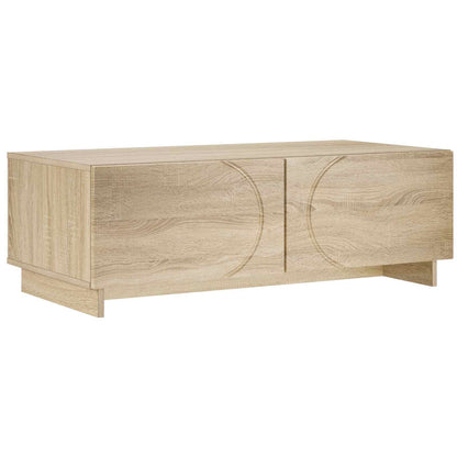 vidaXL Coffee Table Sonoma Oak 102 x 50.5 x 35 cm Engineered Wood