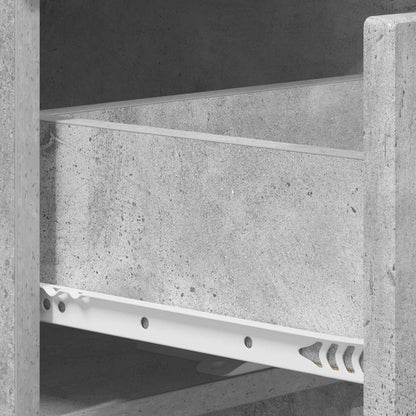 vidaXL Coffee Table Concrete Grey 102 x 50.5 x 35 cm Engineered Wood