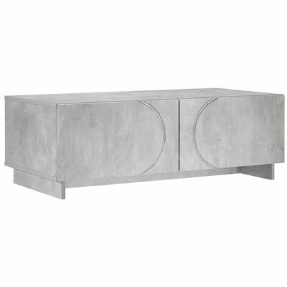 vidaXL Coffee Table Concrete Grey 102 x 50.5 x 35 cm Engineered Wood
